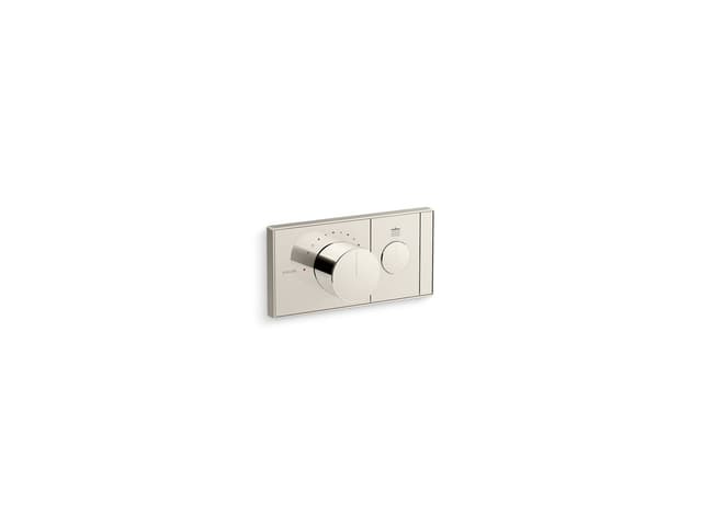 Kohler Anthem One-outlet recessed mechanical thermostatic valve control - Vibrant Polished Nickel