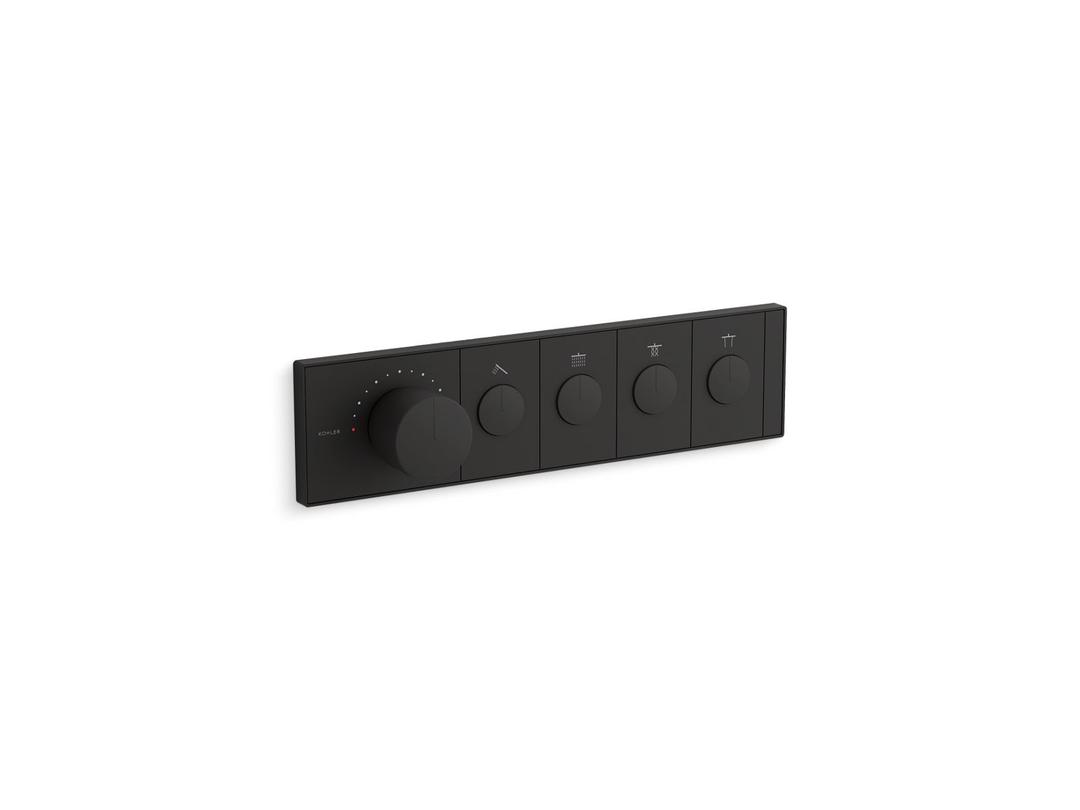 Anthem Four-outlet recessed mechanical thermostatic valve control by Kohler