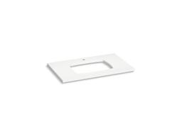 Kohler Silestone Quartz 37-in Vanity Top with Carillon Rectangle Cutout - Et Statuario - image 2