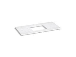 Silestone 49'' quartz vanity top with rectangular cutout - image 3