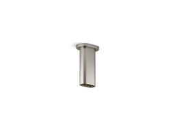 Kohler Statement 5'' ceiling-mount two-function rainhead arm and flange - Matte Black - image 4
