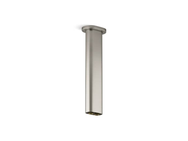 Kohler Statement 10'' ceiling-mount two-function rainhead arm and flange - Vibrant Brushed Nickel