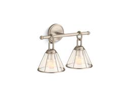 Kohler Terret 15.5-in Two-light Sconce - Vibrant Brushed Bronze - image 1