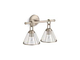 Kohler Terret 15.5-in Two-light Sconce - Vibrant Brushed Bronze - image 3