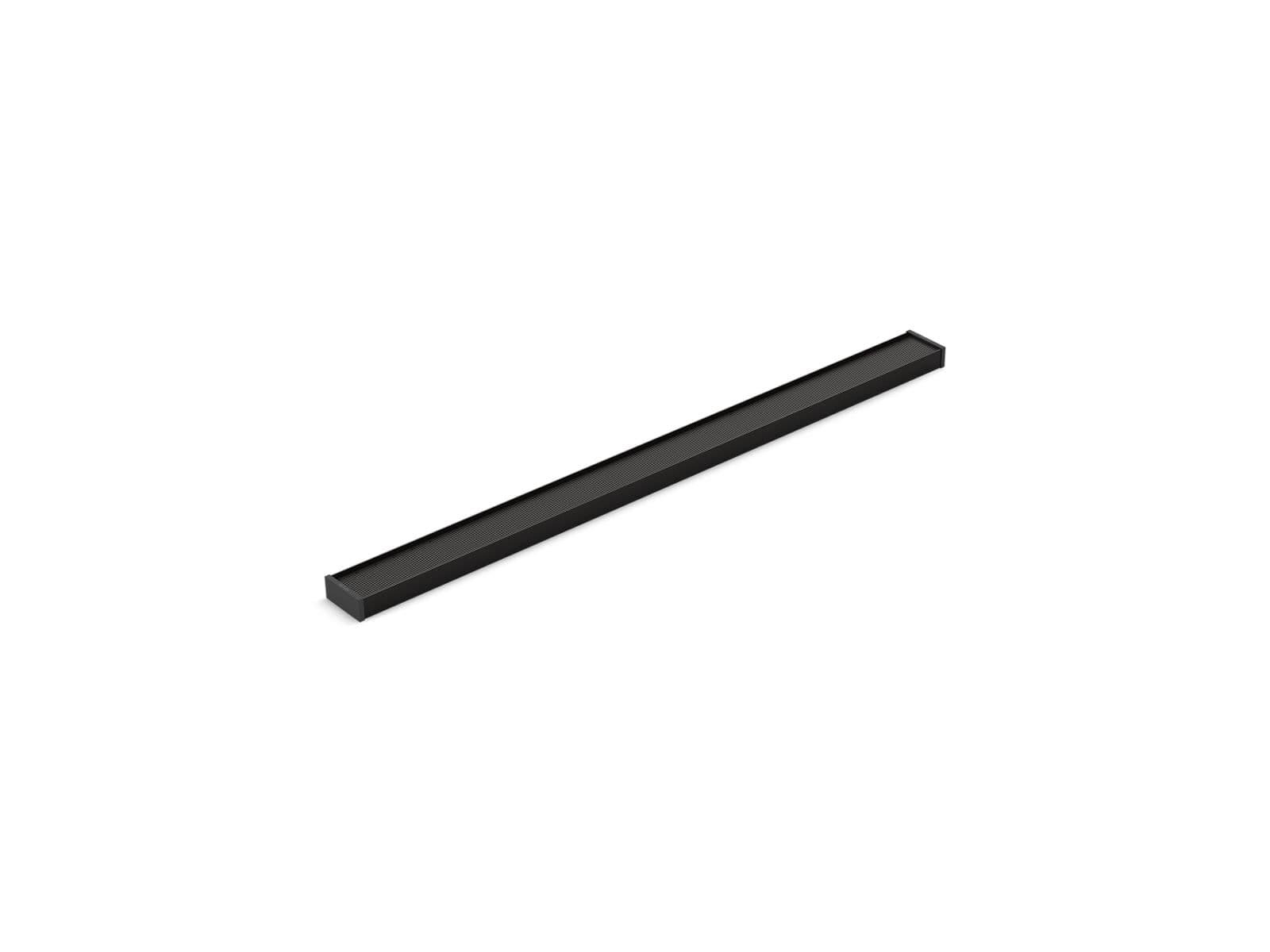 Kohler 2-1/2'' x 36'' linear drain grate with tile-in panel - Matte Black by Kohler