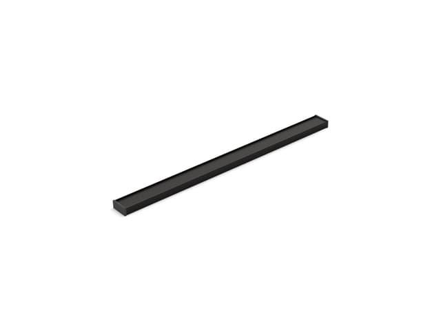 Kohler 2-1/2'' x 36'' linear drain grate with tile-in panel - Matte Black