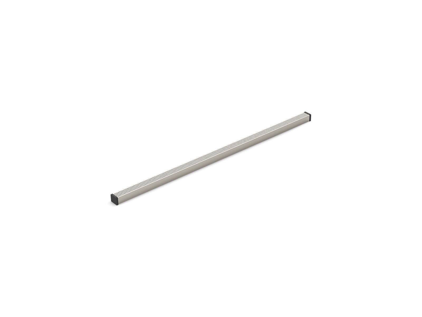 Kohler 1-1/4'' x 36'' linear drain grate with perforated pattern - Anodized Brushed Nickel