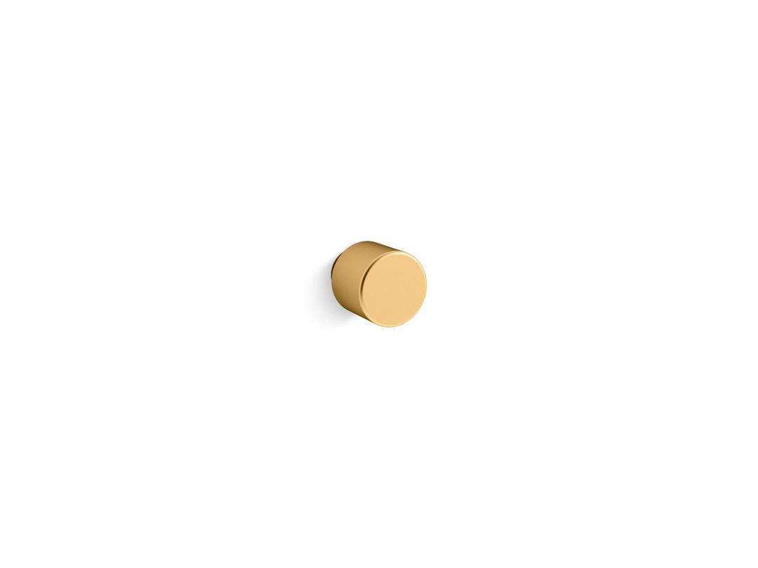 Kohler | Helst | Knob - Vibrant Brushed Moderne Brass by Kohler