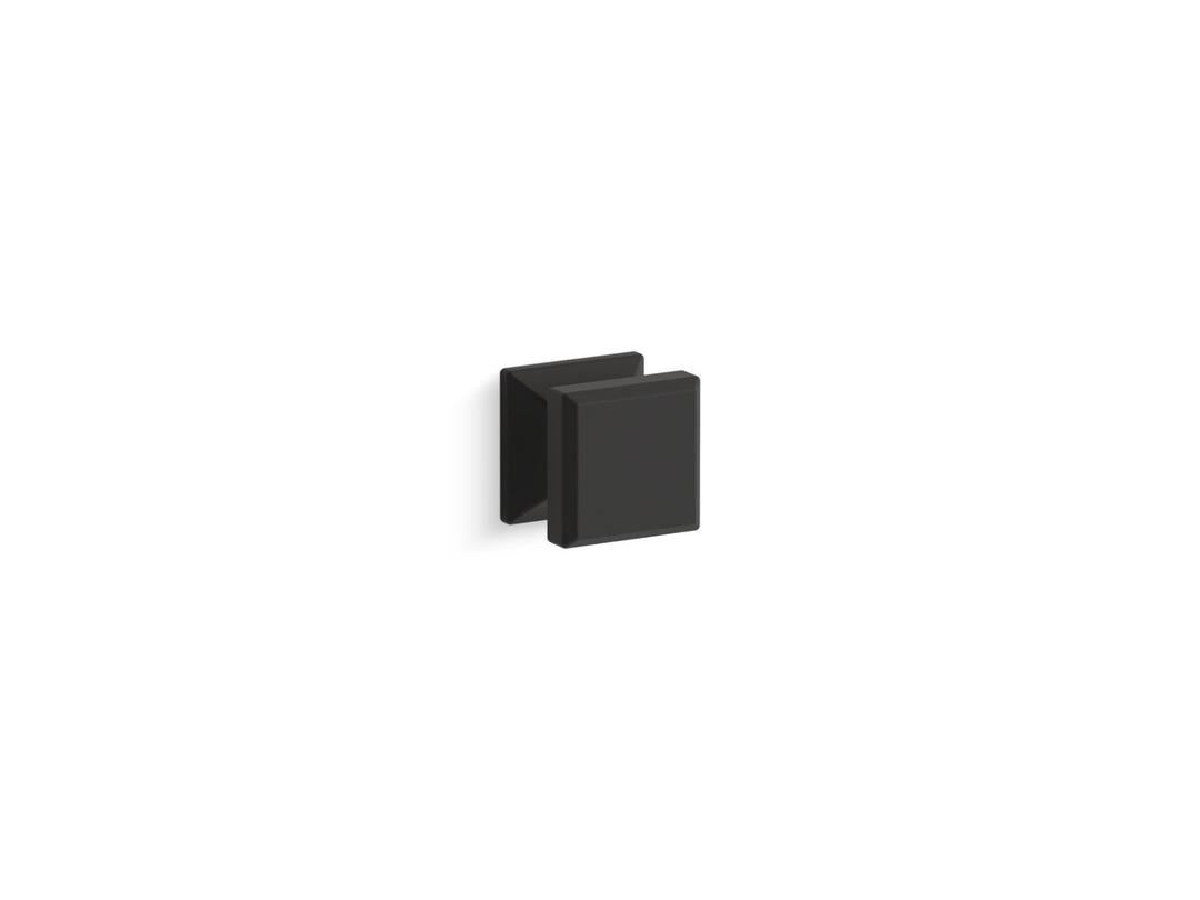 Beauxline cabinet knob - Matte Black by Kohler