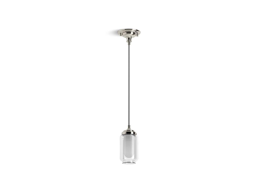 Artifacts 4'' pendant - Polished Nickel by Kohler