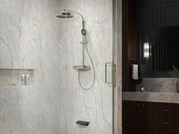 Anthem Two-way exposed thermostatic valve with shower column for rainhead and handshower - image 7