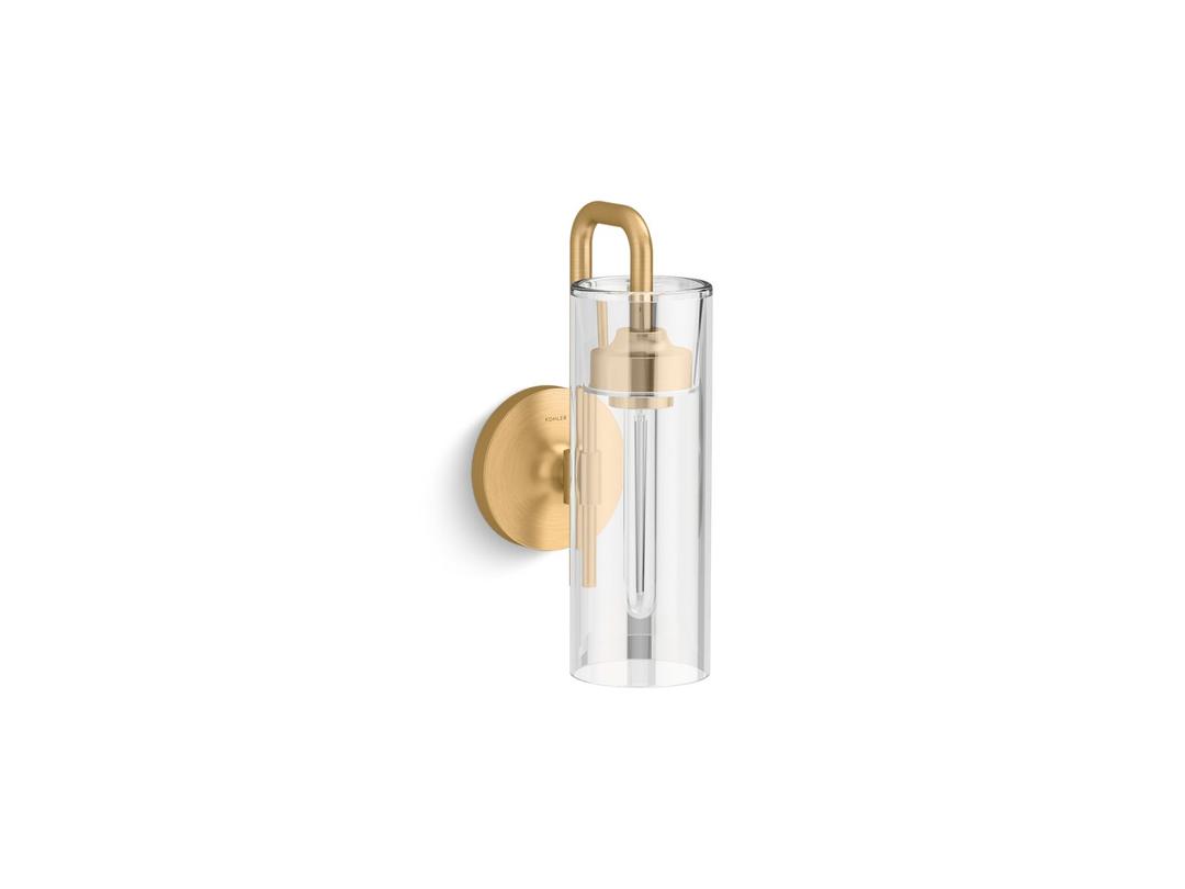 Kohler Purist One-light sconce - Brushed Moderne Brass by Kohler