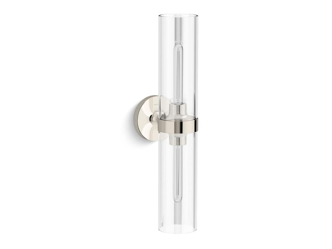 Kohler Purist Two-light sconce - Polished Nickel by Kohler