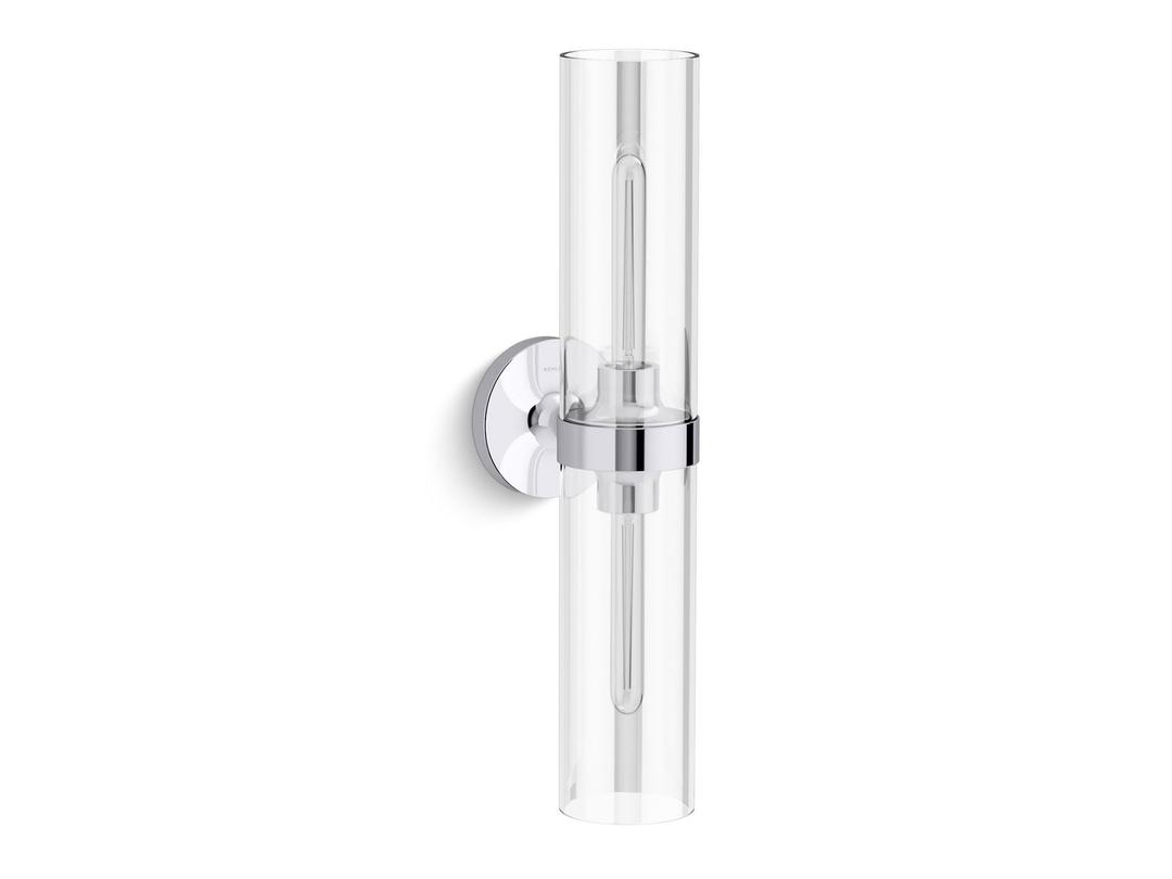 Kohler Purist Two-light sconce - Polished Chrome by Kohler
