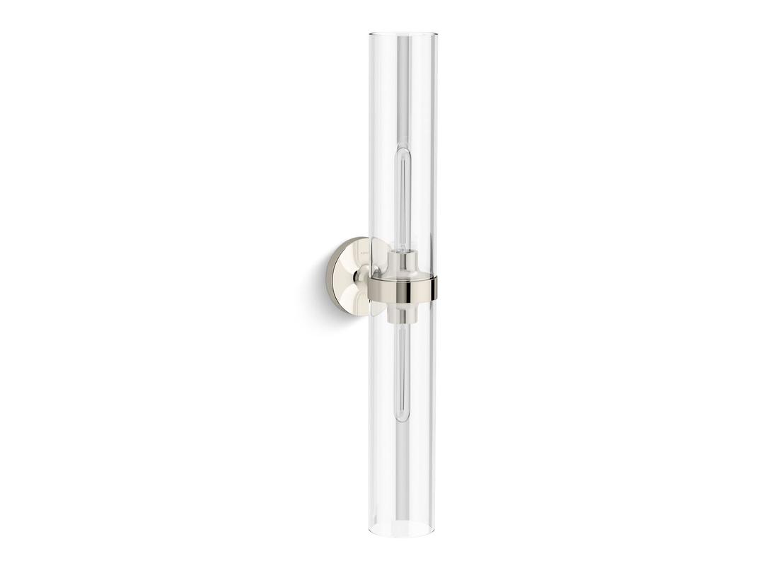 Kohler Purist Two-light sconce - Polished Nickel by Kohler