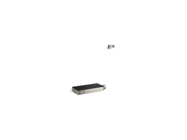 Kohler Anthem Two-way exposed thermostatic valve and control panel with integrated handshower holder - Vibrant Brushed Nickel