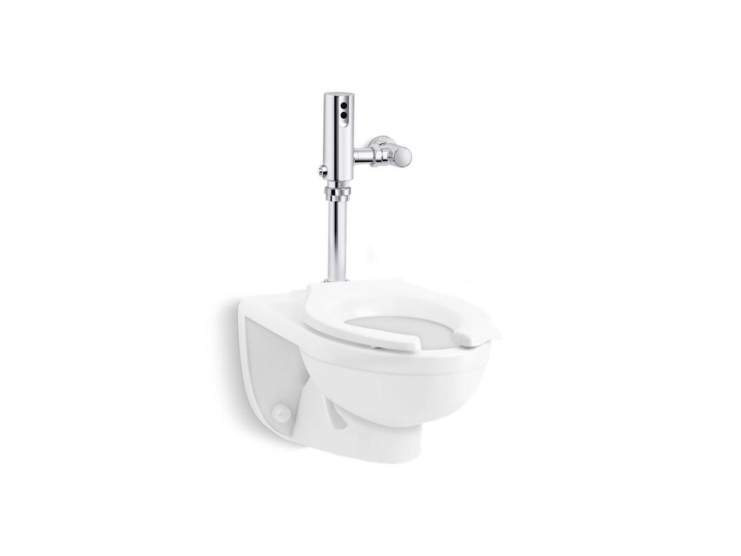 Kohler KingstonE Ultra Antimicrobial toilet with Mach Tripoint touchless 1.0 gpf HES-powered flushometer - Not Applicable by Kohler