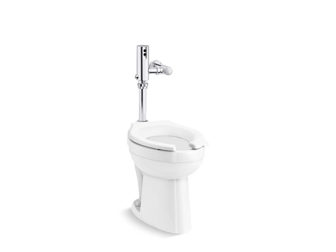 Kohler HighcliffE Ultra Antimicrobial toilet with Mach Tripoint touchless 1.0 gpf HES-powered flushometer - Not Applicable by Kohler