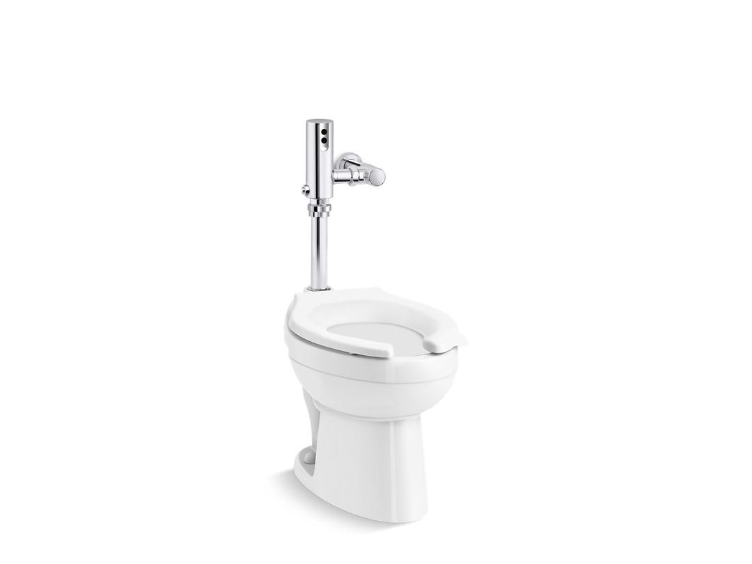Kohler WellcommeE Ultra Commercial toilet with Mach Tripoint touchless 1.28 gpf HES-powered flushometer - Not Applicable by Kohler