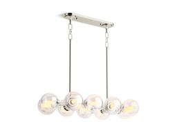 BelleraE 38'' linear chandelier - Polished Nickel - image 3