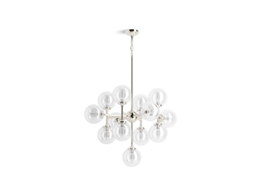 BelleraE 32'' chandelier - Polished Nickel by Kohler