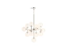 BelleraE 32'' chandelier - Brushed Moderne Brass - image 3