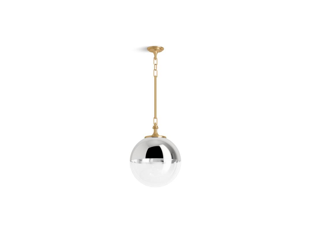 BelleraE 14'' pendant - Brushed Moderne Brass by Kohler