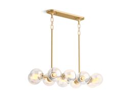 BelleraE 38'' linear chandelier - Polished Nickel - image 4