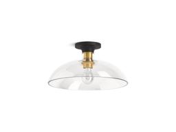Kohler | Tone | Ceiling Light - Black With Brass Trim - image 1