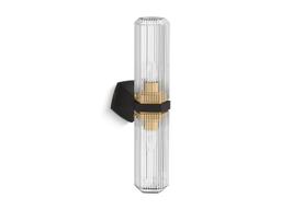 Kohler | Occasion | Wall Sconce - Black With Brass Trim - image 1