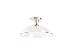 Kohler | Tone | Ceiling Light - Black With Brass Trim - image 4