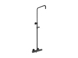 Kohler Occasion Two-way exposed thermostatic valve and shower column kt - Vibrant Brushed Nickel - image 4