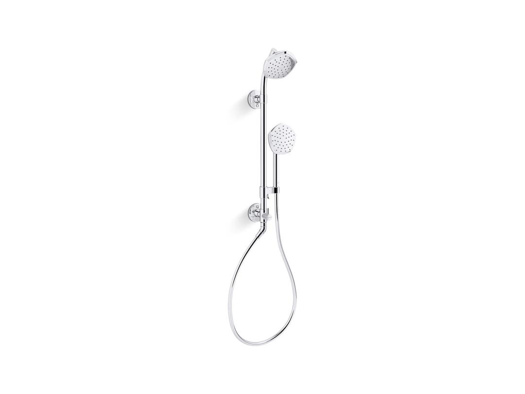 Kohler OccasionE HydroRail-S shower column kit, 1.75 gpm - Polished Chrome by Kohler