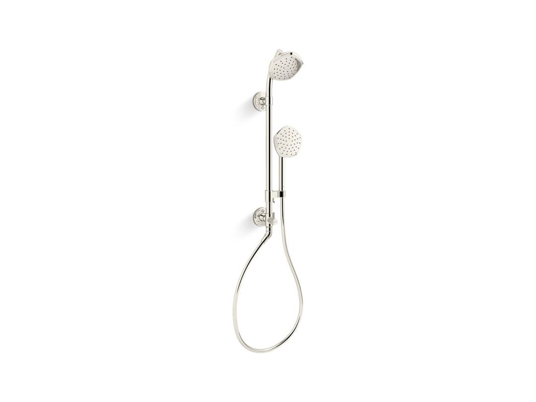 Kohler OccasionE HydroRail-S shower column kit, 1.75 gpm - Vibrant Polished Nickel by Kohler