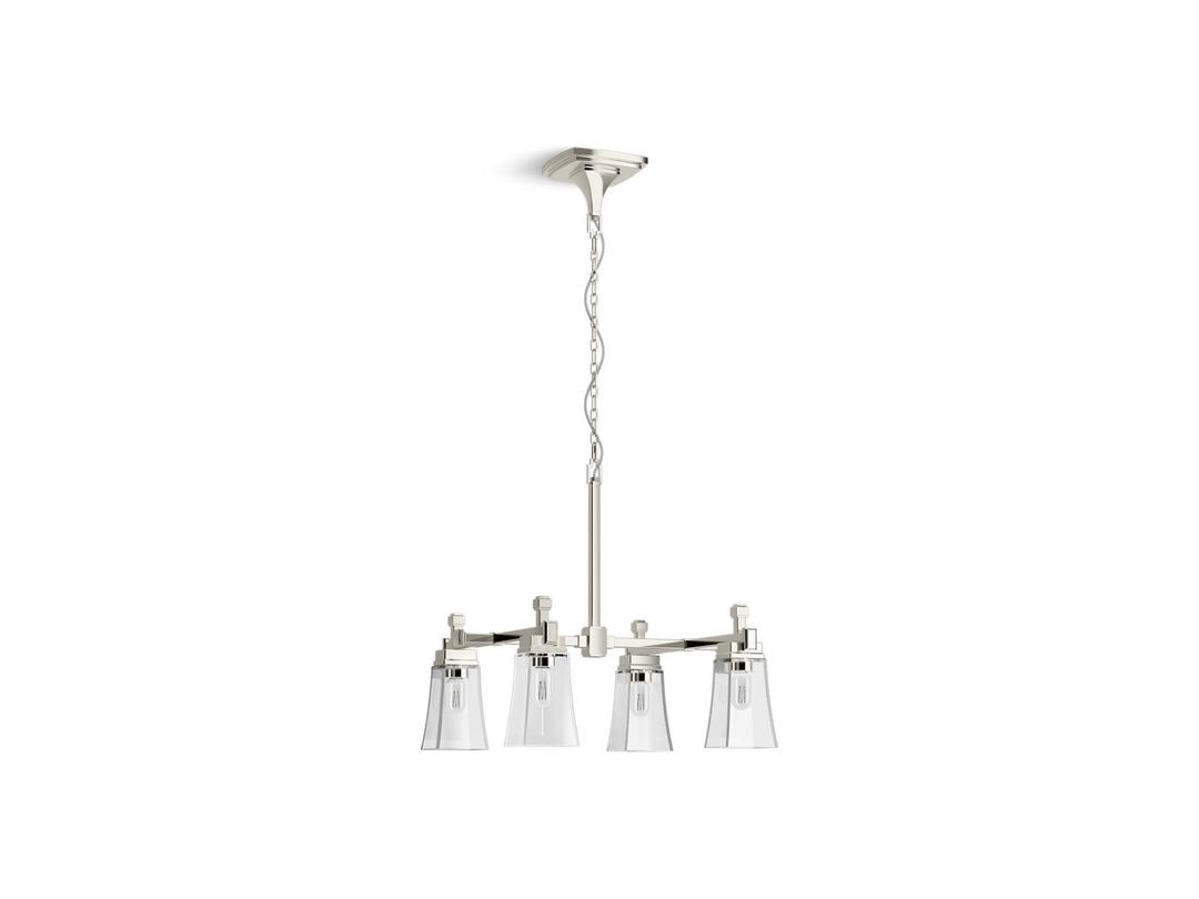 Kohler | Riff | Chandelier - Polished Nickel by Kohler