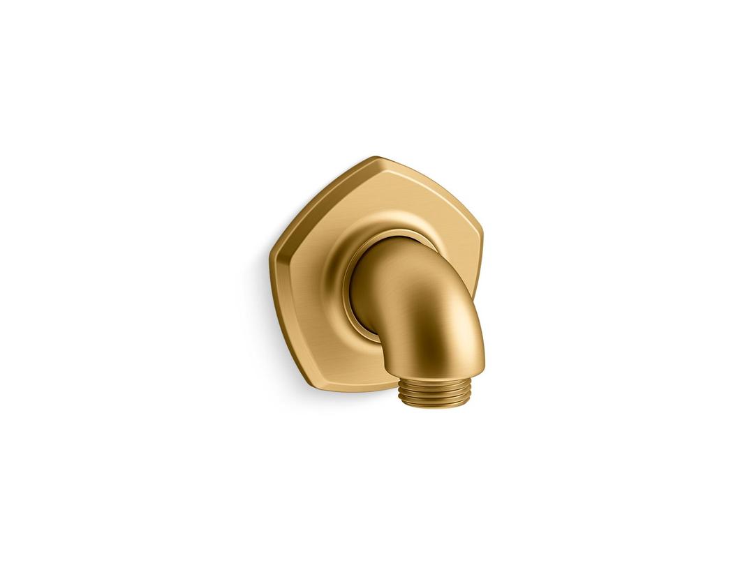 Kohler | Occasion | Wall Supply Elbow Shower Part - Vibrant Brushed Moderne Brass by Kohler