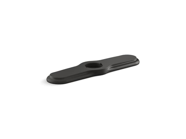 Kohler 3-hole kitchen faucet escutcheon - Matte Black