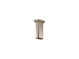 Kohler Statement 5'' ceiling-mount two-function rainhead arm and flange - Vibrant Brushed Bronze - image 1