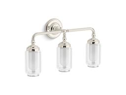 Artifacts Three-light sconce - Polished Nickel - image 1