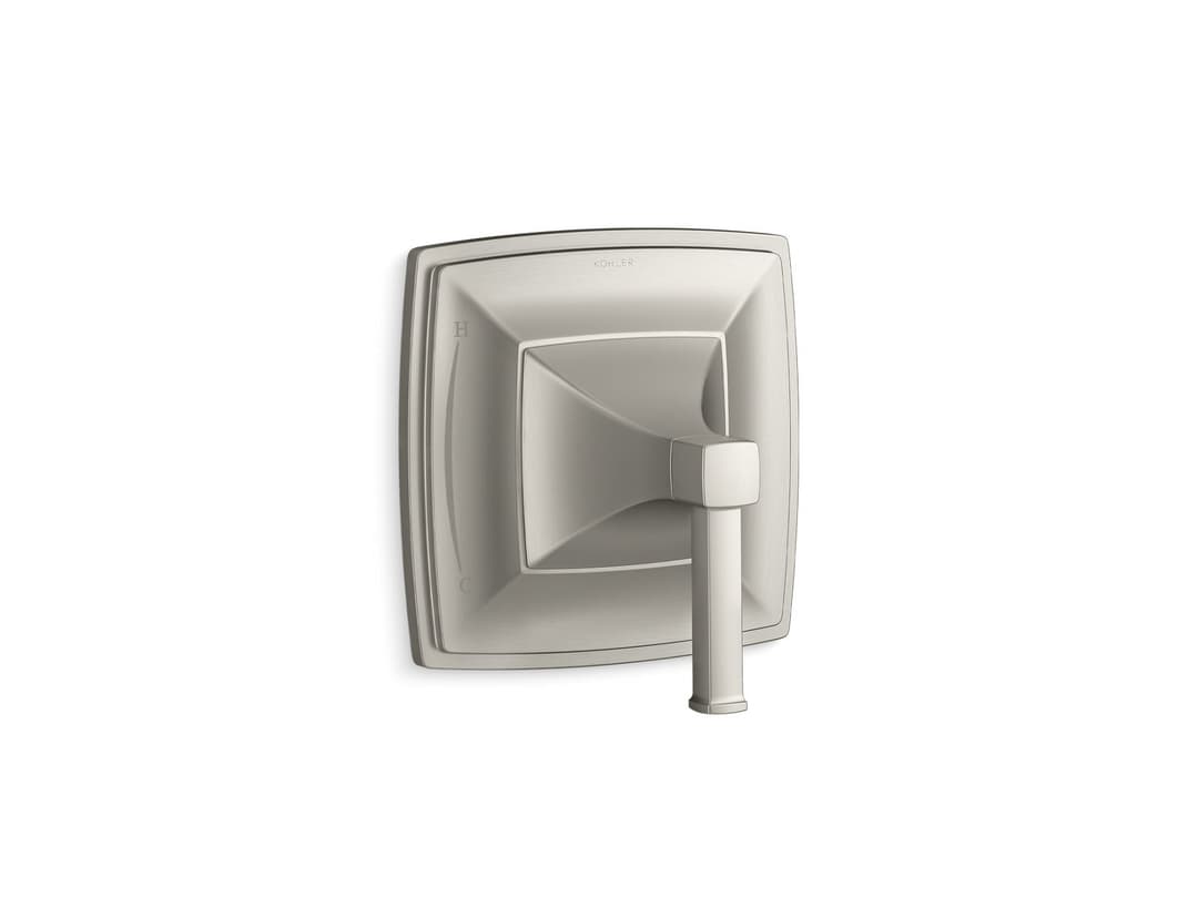 Kohler Riff Rite-Temp valve trim - Vibrant Brushed Nickel by Kohler
