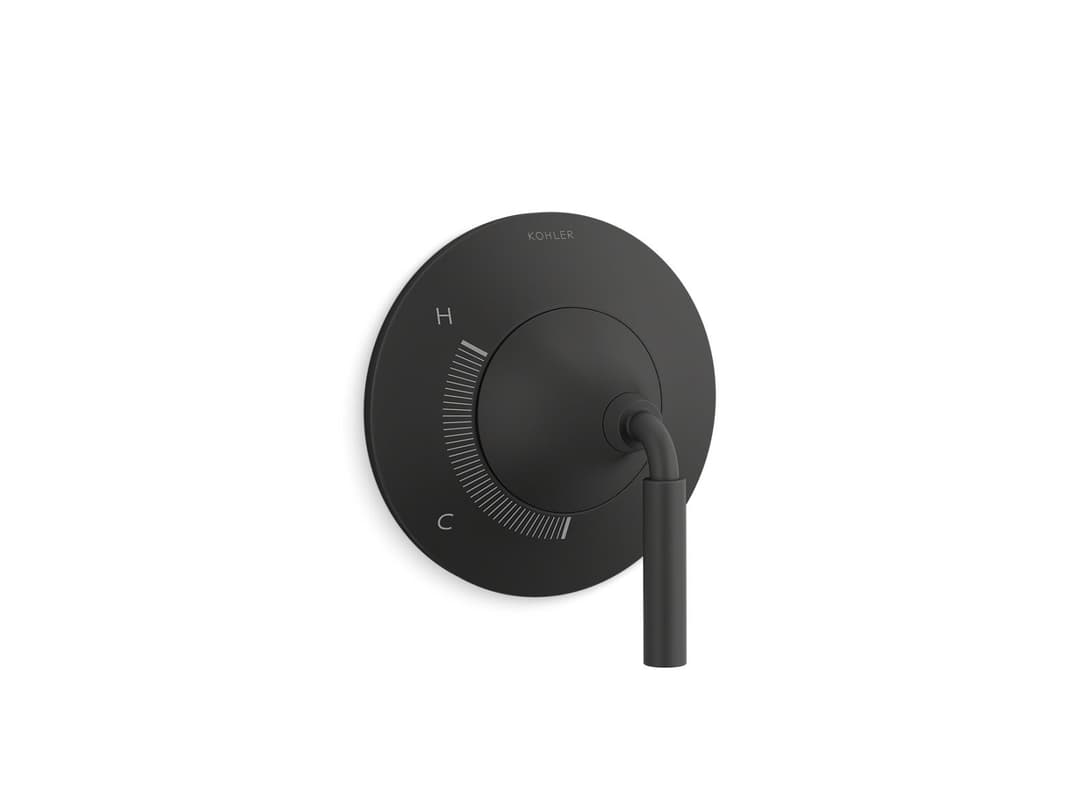 Kohler ToneE Rite-Temp valve trim - Matte Black by Kohler
