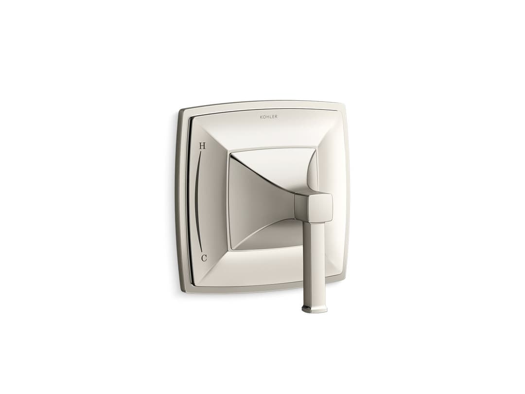 Kohler Riff Rite-Temp valve trim - Vibrant Polished Nickel by Kohler