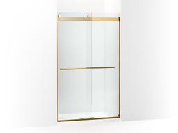 Kohler Levity Plus Frameless sliding shower door, 77-9/16'' H x 44-5/8 - 47-5/8'' W, with 5/16''-thick Crystal Clear glass - Matte Black - image 4