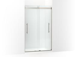 Kohler Levity Plus Frameless sliding shower door, 77-9/16'' H x 44-5/8 - 47-5/8'' W, with 5/16''-thick Crystal Clear glass - Matte Black - image 3