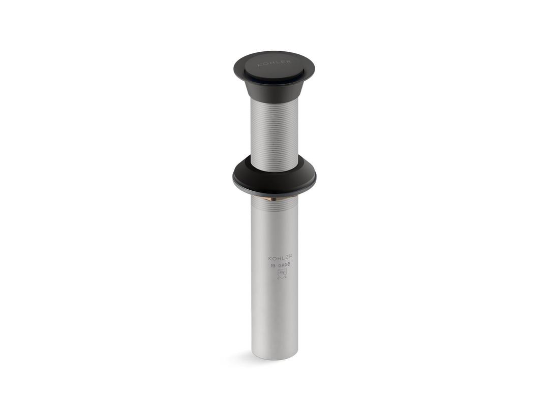 Kohler Clicker drain without overflow - Matte Black by Kohler