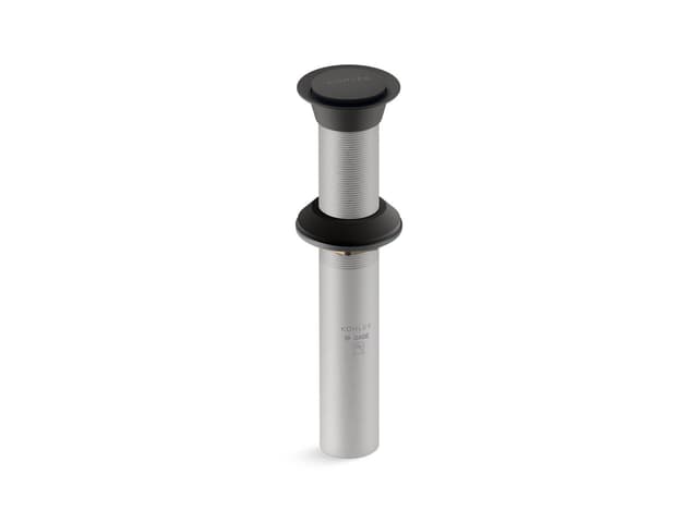 Kohler Clicker drain without overflow - Matte Black