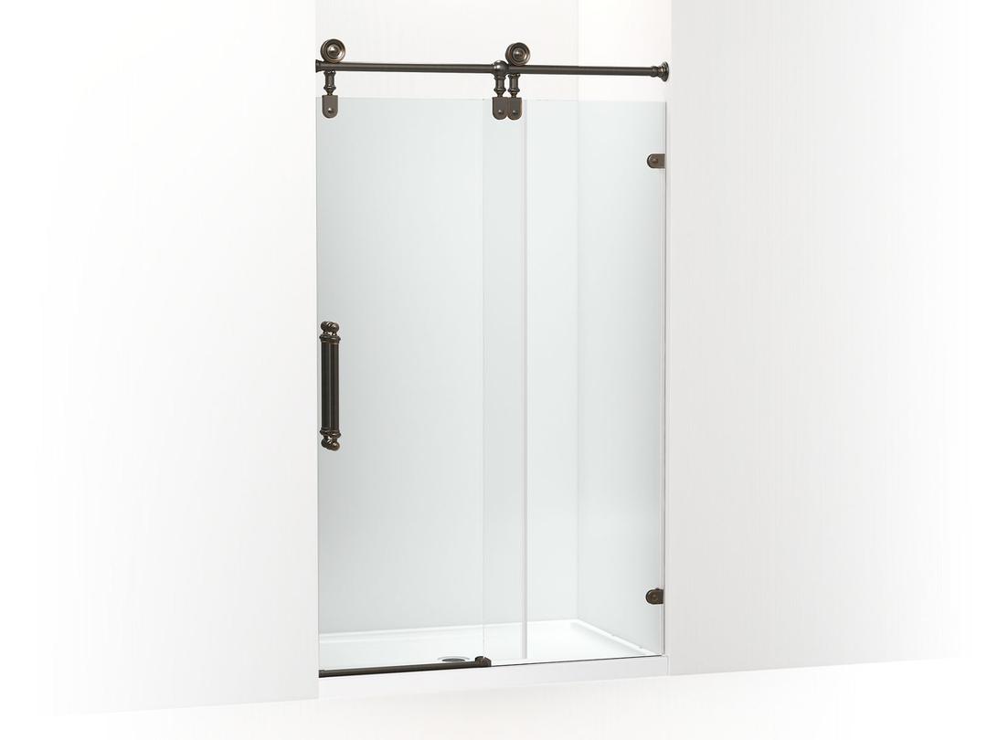 80-7/8'' H sliding shower door with 3/8''-thick glass by Kohler