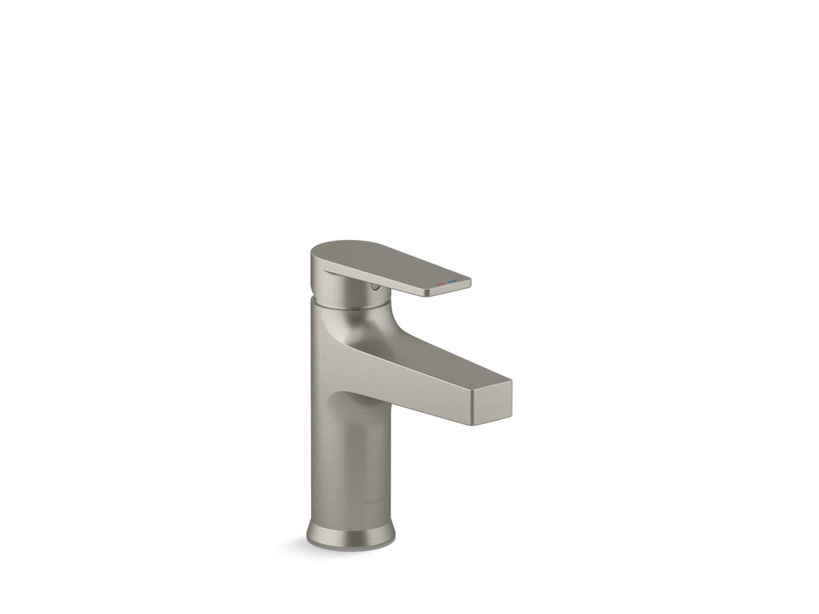 Kohler Taut Single-hole commercial faucet - Vibrant Brushed Nickel by Kohler