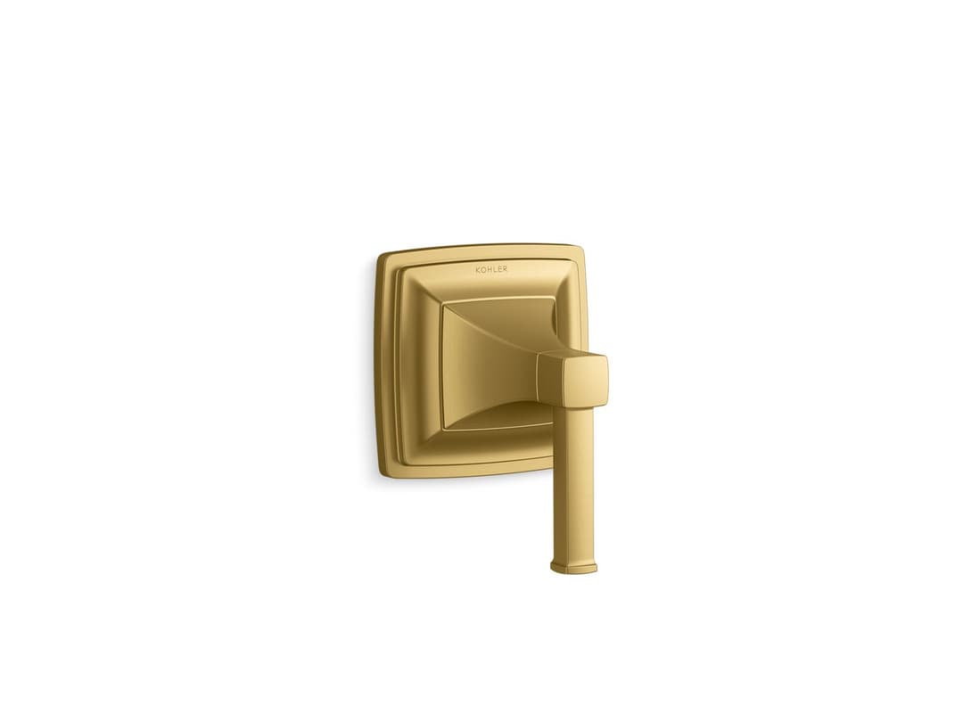 Kohler Riff MasterShower transfer valve trim - Vibrant Brushed Moderne Brass by Kohler
