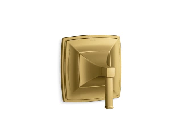 Kohler Riff Rite-Temp valve trim - Vibrant Brushed Moderne Brass